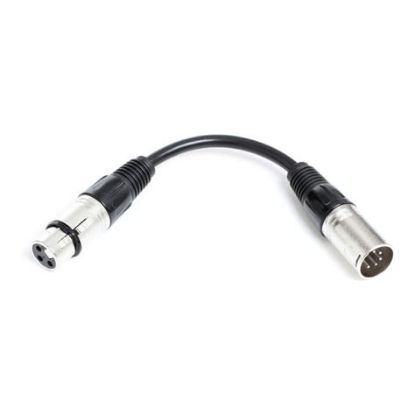 Picture of 5 Pin Male To 3 Pin Female DMX Cable