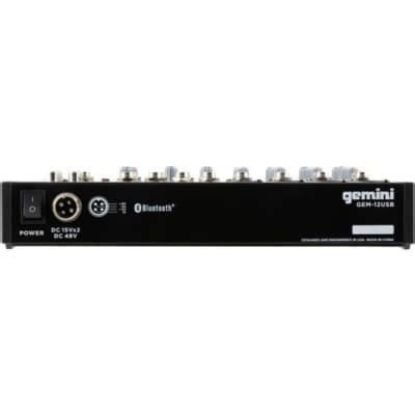 Picture of Gemini GEM 12USB 12-Channel Bluetooth Audio Mixer