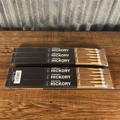 Picture of Stagg 7A Hickory Drumsticks - Nylon Tip
