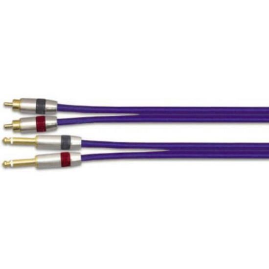 Picture of 2 x RCA To 2 x Jack Shielded Cable - 2m