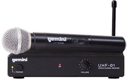 Picture of Gemini Wireless UHF System Handheld Microphone w/Receiver