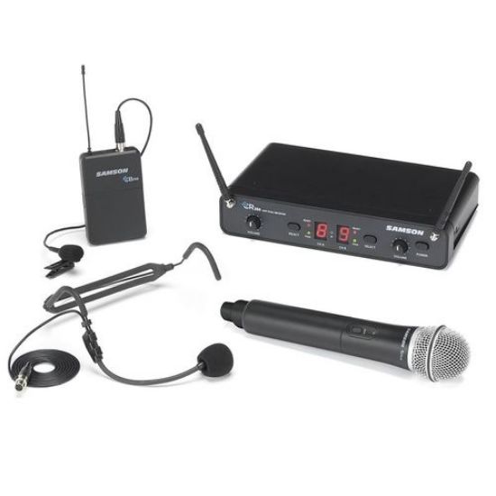 Picture of Samson CR288 Dual Handheld Microphone System with Q6