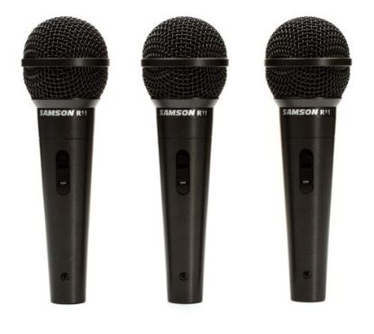 Picture of Samson R21S Microphone with Switch - 3-Pack