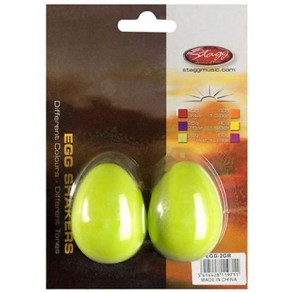 Picture of Stagg EGG2 GR 2pc Egg Shakers - GREEN