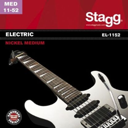 Picture of Nickel Plated Electric 6 String Set - Medium