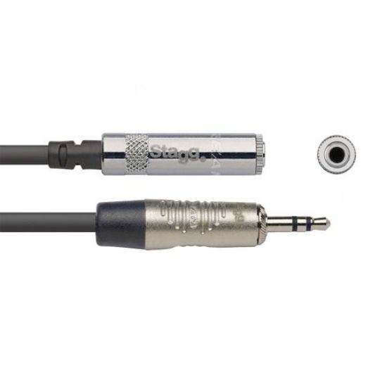 Picture of Stagg 1m Audio Mini Stereo Cable to Mini Stereo Cable
