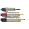 Picture of Stagg 1m Audio Mini Stereo Cable to Mini Stereo Cable