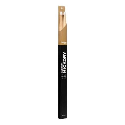 Picture of Stagg 5A Hickory Drumsticks - Nylon Tip